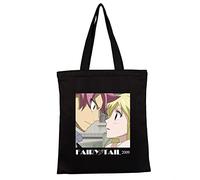 jiminhope Anime Fairy Tail sacs fourre-tout étudiant dessin animé périphérique fermeture éclair/sac à bandoulière sans fermeture éclair réutilisable Shopping sac de grande capacité