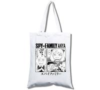 jiminhope Anime Spy x Family sacs fourre-tout étudiant dessin animé périphérique fermeture éclair/sac à bandoulière sans fermeture éclair réutilisable Shopping sac de grande capacité