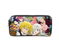 jiminhope Anime The Seven Deadly Sins Trousse Garçons Filles Etudiants Cartoon Meliodas Sac à Crayons Teenager Zipper Handbag Women Cosmetic Case Makeup Bag