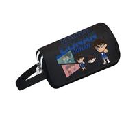 jiminhope Detective Conan Stationery Case Anime Printed Pencil Pouch Zip Pencil Case Office Stationery Organiser Phone Bag...