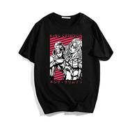 jiminhope JoJo's Bizarre Adventure T-Shirt D'été Hommes et Femmes Casual Loose Short Sleeve Tops Anime King Crimson Cosplay Costumes