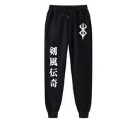 jiminhope Pantalon de survêtement Berserk Guts Pantalon de Jogging à Taille élastique Pantalon de survêtement Anime Berserk Cosplay