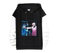 jiminhope The Case Study of Vanitas Sweat à Capuche Homme et Femme Imprimé Faux Sweatshirt Deux Pièces Anime Vanitas Costume Cosplay