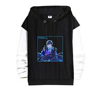 jiminhope The Case Study of Vanitas Sweat à Capuche Homme et Femme Imprimé Faux Sweatshirt Deux Pièces Anime Vanitas Costume Cosplay