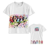 jiminhope Unisexe T-Shirt The Quintessential Quintuplets Anime Harajuku à Manches Courtes Nakano Ichika Nino Miku Yotsuba Itsuki T-Shirts imprimés