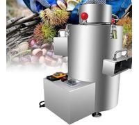 JIMINHUIXIN 550W Machine Éplucheur De Châtaigne, 220V Machine À Décortiquer Les Châtaignes Automatique, Éplucheuse De Châtaignes Électrique Professionnelle, 10/12 Lames, Aucun Dommage Aux Châtaignes