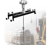 JIMINHUIXIN Agitateur Pneumatique IBC 265G/1000L | Outil de Mélange de Peinture | Mélangeur Spécial 1/2HP, 3/4HP, 1HP avec Hélice Pliable et Support pour Fûts