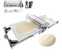 JIMINHUIXIN Laminoir Professionnel pour Pâtisserie - Machine à pâte feuilletée Électrique, Réversible, Épaisseur 2-30 mm, Design Pliable - Machine à Laminer la Pâte pour Croissant, Pizza, Pain