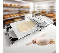 JIMINHUIXIN Machine à Laminer la Pâte Électrique - laminoir Pate feuilletée, Laminoir Réversible de Table, Épaisseur 2-30 mm, Acier Inoxydable Pliable - pour Pâtisserie, Fondant, Pizza et Croissants