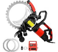 JIMINHUIXIN Scie à Anneau pour Béton 220V - Scie à Béton électrique, Scies Murale 8980/9500W, Système Humide sans Poussière, Profondeur 29 cm, Rainureuse pour Maçonnerie et TP