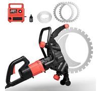 JIMINHUIXIN Scie à Anneau pour Béton 220V - Scie à Béton électrique, Scies Murale 8980/9500W, Système Humide sans Poussière, Profondeur 29 cm, Rainureuse pour Maçonnerie et TP