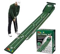 JIMITOP Putting Green Indoor Set,Long Putting Mat with Auto Ball Return,Suit for Men Gift Home Office