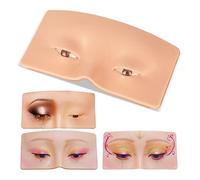 JimKing Tableau d'entraînement du maquillage - Modèle 3D réaliste pour extensions de cils, eyeliner et fard à paupières