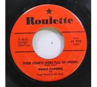 JIMMIE RODGERS 45 RPM THEIR HEARTS WERE FULL OF SPRINGS / HONEYCOMB