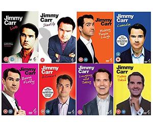 Jimmy Carr Ultimate Collection : Jimmy Carr: Live / Jimmy Carr - Live Stand Up 2005 / Jimmy Carr: Making People Laugh / Jimmy Carr - Comedian (Live) / Jimmy Carr: Being Funny / Jimmy Carr In Concert [Live] / Jimmy Carr Live - Laughing and Joking / Jimmy Carr: Telling Jokes [Live] + Bonus Material + Jimmy’s Twitter Diary + Comedy Central Special