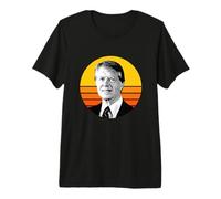 Jimmy Carter Portrait Art T-Shirt Haut de Gamme
