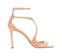 Jimmy Choo - Azia 95 Patent Sandal - Femme - Chaussures - Rose - Taille: 36 EU
