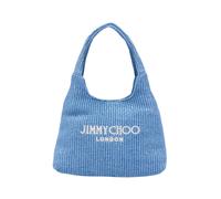 Jimmy Choo - Beach Diamond Hobo - Femme - Sacs - Bleu - Taille: ONE Size