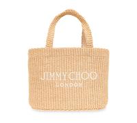 Jimmy Choo - Beach Tote E/W Mini - Femme - Sacs - Beige - Taille: ONE Size