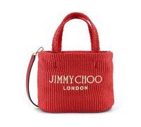 Jimmy Choo - Beach Tote Mini - Femme - Sacs - Rouge - Taille: ONE Size