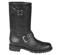 Jimmy Choo - Biker Mid - Femme - Chaussures - Noir - Taille: 37 1/2 EU
