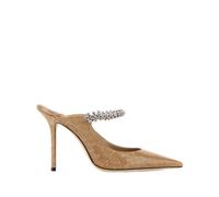 Jimmy Choo - Bing 100 Mule à Talon - Femme - Chaussures - Brun - Taille: 39 1/2 EU