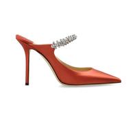 Jimmy Choo - Bing 100 Mules à Talon - Femme - Chaussures - Orange - Taille: 37 1/2 EU