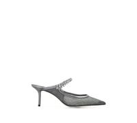 Jimmy Choo - Bing 65 Mules - Femme - Chaussures - Gris - Taille: 37 1/2 EU