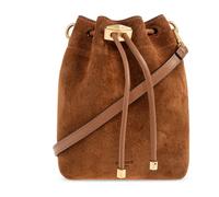 Jimmy Choo - Bon Bon Suede Bucket Bag - Femme - Sacs - Brun - Taille: ONE Size