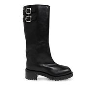 Jimmy Choo - Bottes hautes Brooklyn - Femme - Chaussures - Noir - Taille: 38 1/2 EU