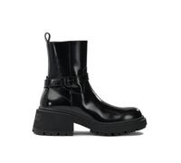 Jimmy Choo bottines femme noires cuir verni modèle Conny Flat - 40