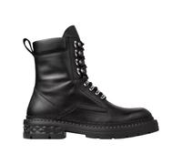 Jimmy Choo - Bottines noires en cuir avec logo - Homme - Chaussures - Noir - Taille: 42 EU
