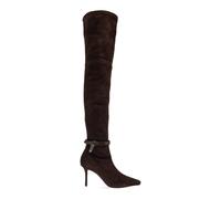 Jimmy Choo - Camie Over The Knee Boot 85 - Femme - Chaussures - Brun - Taille: 41 EU
