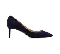 Jimmy Choo - Romy 60 Daim Décolleté - Femme - Chaussures - Bleu - Taille: 38 EU