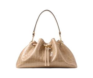 Jimmy Choo - Cinch Medium - Femme - Sacs - Beige - Taille: ONE Size