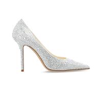 Jimmy Choo - Escarpins Love 100 - Femme - Chaussures - Gris - Taille: 38 1/2 EU