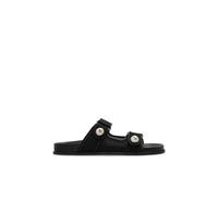 Jimmy Choo - Fayence slides - Femme - Chaussures - Noir - Taille: 37 EU