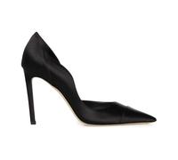 Jimmy Choo, Femme, Chaussures, Noir, Taille: 37 1/2 EU Brigitte 100 Satin Pump