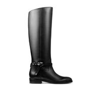 Jimmy Choo, Femme, Chaussures, Noir, Taille: 37 EU Chaussures Plates en Cuir de Veau Noir