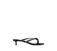 Jimmy Choo, Femme, Chaussures, Noir, Taille: 37 EU Mules en Cuir Nappa Noir