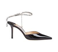 Jimmy Choo, Femme, Chaussures, Noir, Taille: 38 1/2 EU Saeda 85