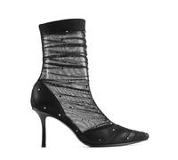 Jimmy Choo, Femme, Chaussures, Noir, Taille: 38 EU Bottines en Velours Noir
