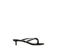 Jimmy Choo, Femme, Chaussures, Noir, Taille: 38 EU Dila 35 Sandales à Talons et Entre-Doigt