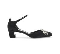 Jimmy Choo, Femme, Chaussures, Noir, Taille: 40 EU Escarpins Décolleté en satin ornés de cristaux