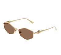 Jimmy Choo Femme JC4017 302373 Lunettes de soleil Métal Or Marron Ronde Normale