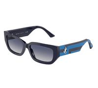 Jimmy Choo Femme JC5017 50164L Lunettes de soleil Acétate Bleu Bleu Pillow Normale Ombré