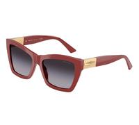Jimmy Choo Femme JC5031 50138G Lunettes de soleil Acétate Rouge Gris Cat Eye Normale Ombré