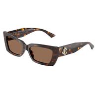 Jimmy Choo Femme JC5037BU 500273 Lunettes de soleil Acétate Tortue Marron Cat Eye Normale