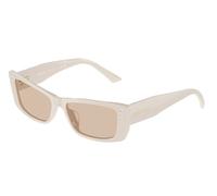 Jimmy Choo Femme JC5002BU 500893 Lunettes de soleil Acétate Blanc Marron Pillow Normale