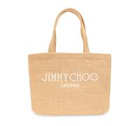 Jimmy Choo, Femme, Sacs, Beige, Taille: ONE Size Beach Tote E/W